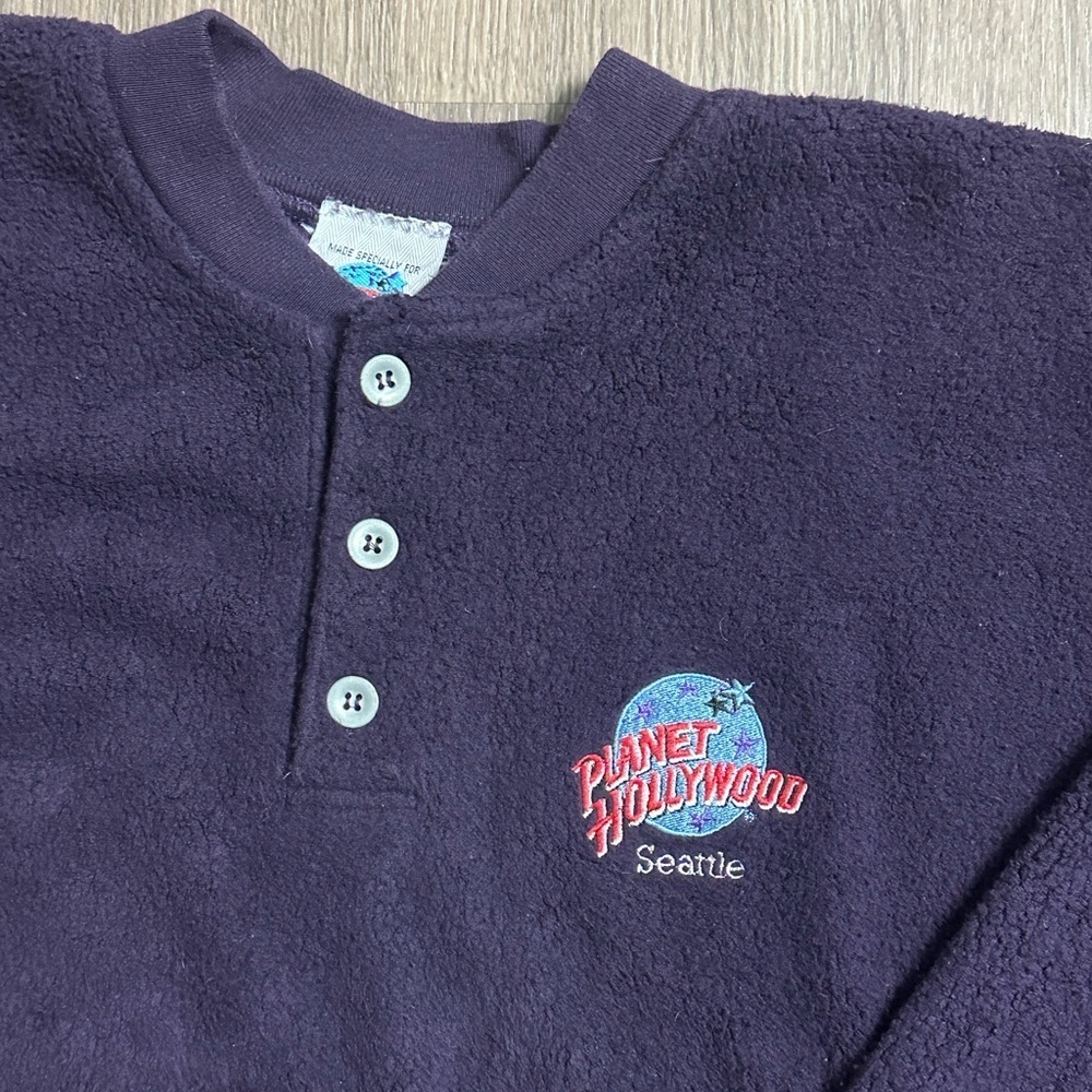 Vintage Planet Hollywood Seattle Sweater - Picture 2 of 4